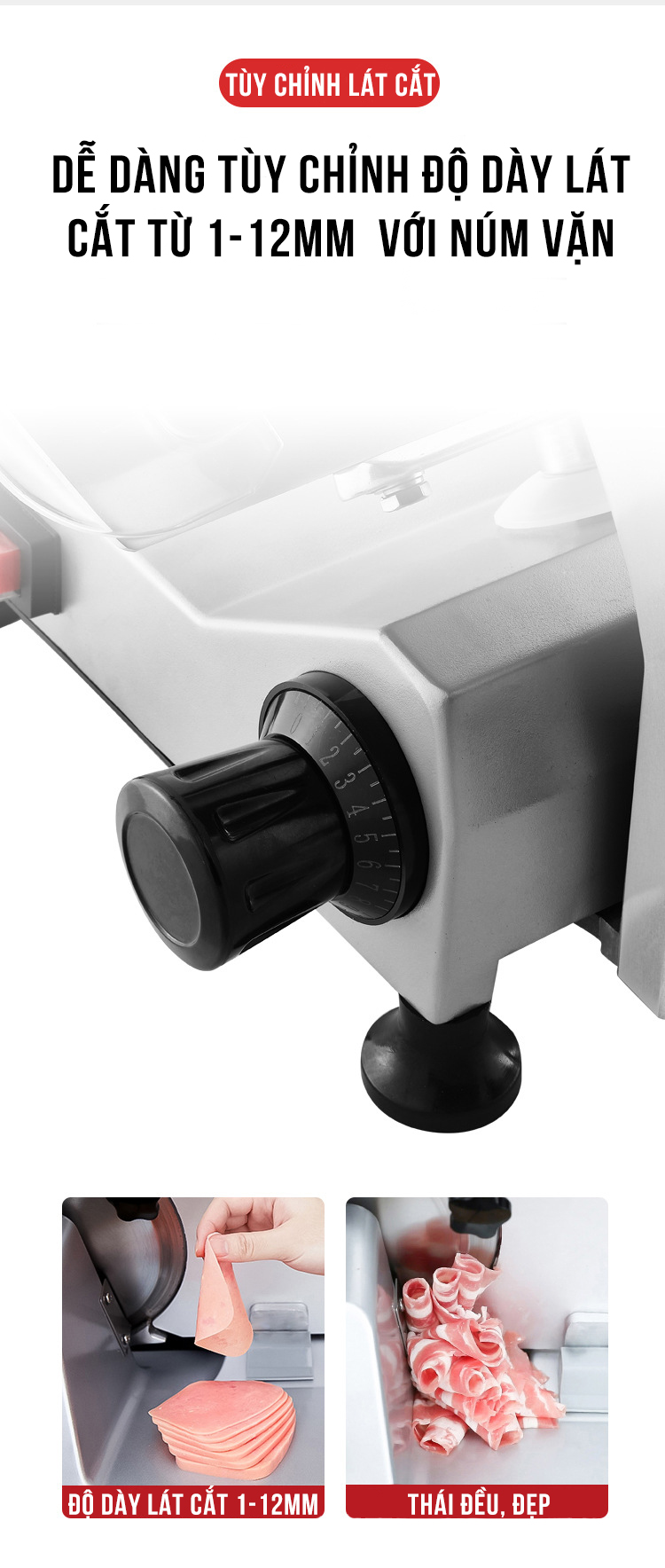 Máy Thái Thịt Chín, Thịt Đông Lạnh ES-250